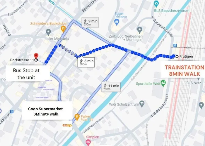 Zentral I 20min Nach Interlaken 公寓 弗鲁蒂根